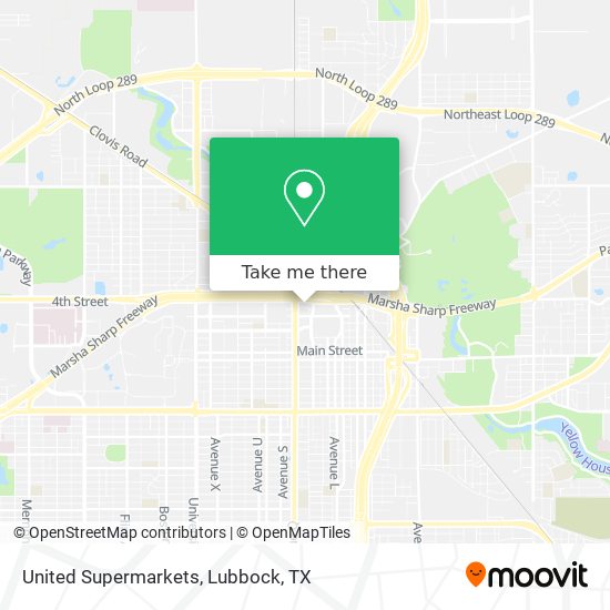 United Supermarkets map