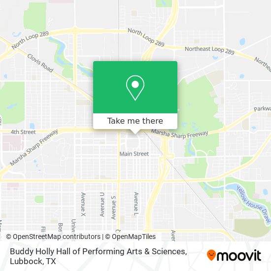 Mapa de Buddy Holly Hall of Performing Arts & Sciences