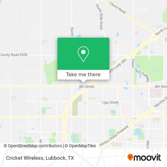 Cricket Wireless map