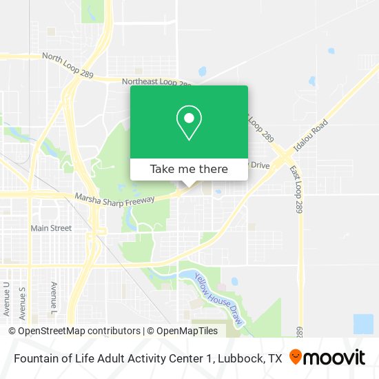 Fountain of Life Adult Activity Center 1 map