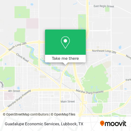 Guadalupe Economic Services map