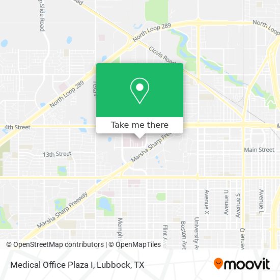 Medical Office Plaza I map