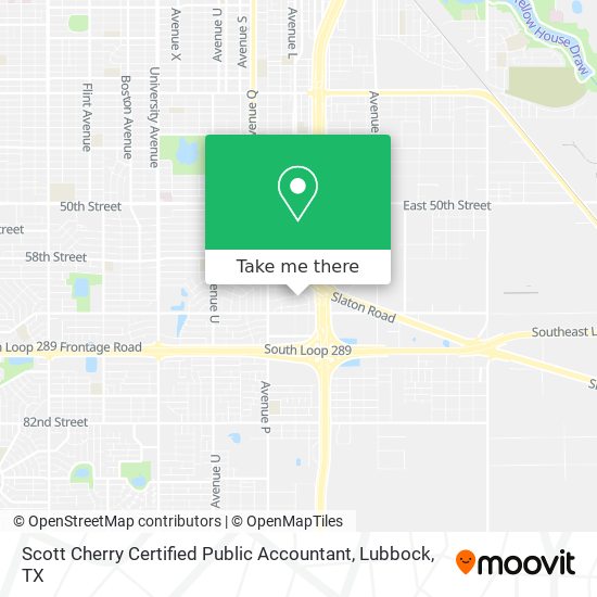 Scott Cherry Certified Public Accountant map