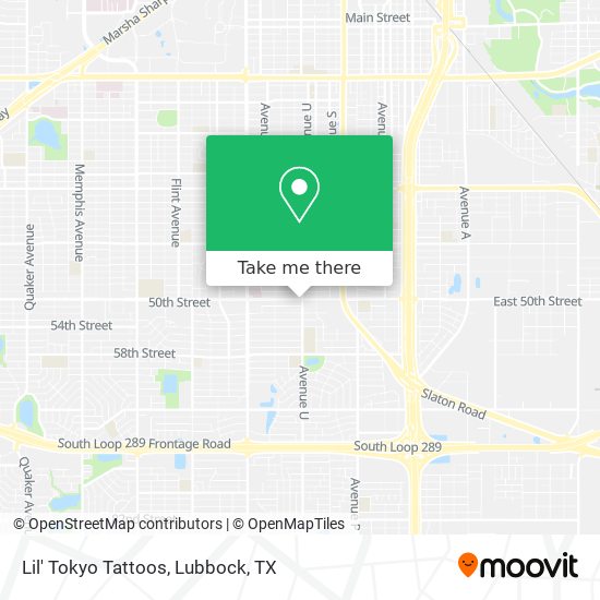 Driving directions to Lubbock Ink Tattoo Studio 2107 50th St Lubbock   Waze