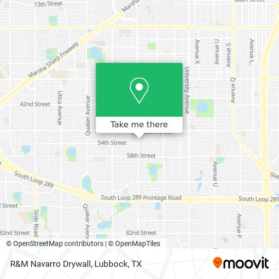 Mapa de R&M Navarro Drywall