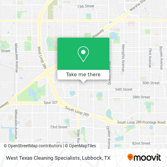 West Texas Cleaning Specialists map