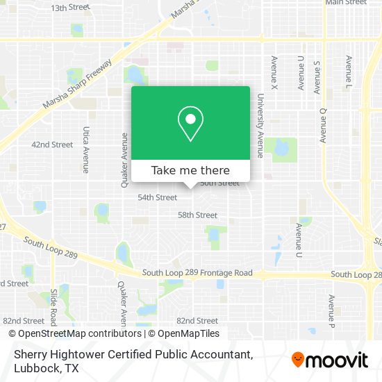 Mapa de Sherry Hightower Certified Public Accountant