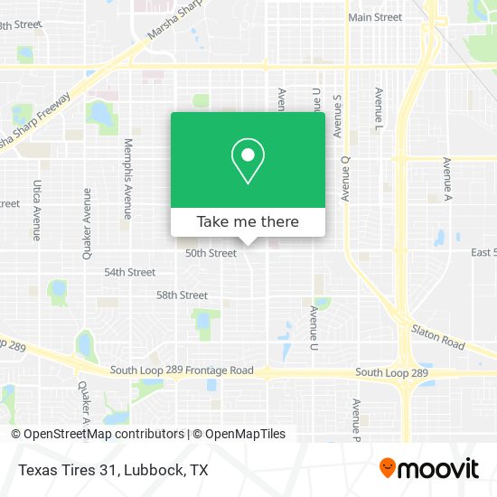 Texas Tires 31 map