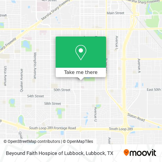 Beyound Faith Hospice of Lubbock map