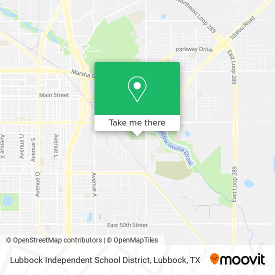 Lubbock Independent School District map