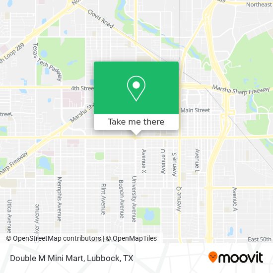 Mapa de Double M Mini Mart