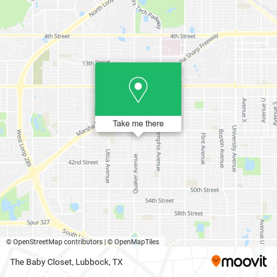Mapa de The Baby Closet