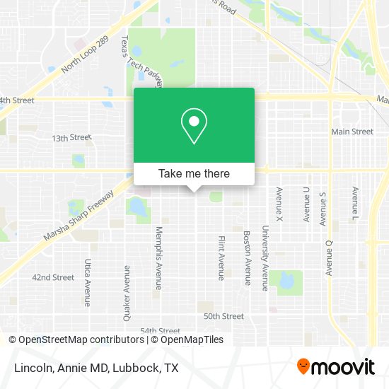 Lincoln, Annie MD map