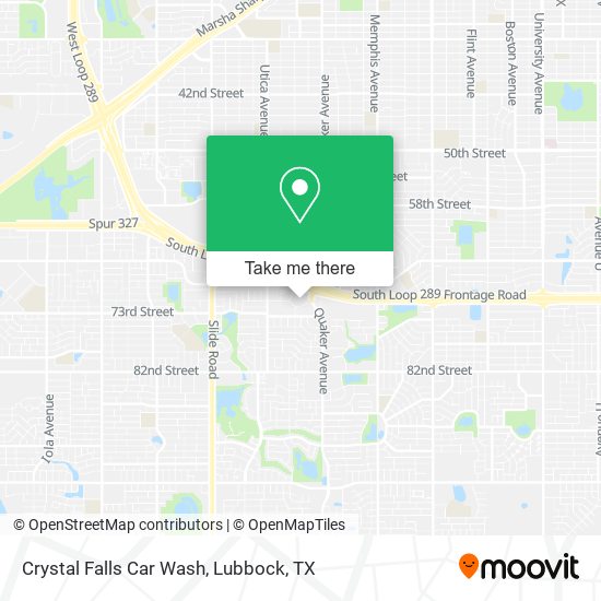Crystal Falls Car Wash map