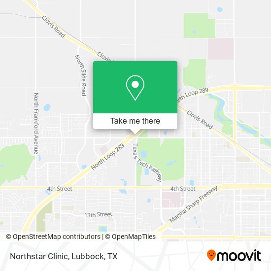 Northstar Clinic map