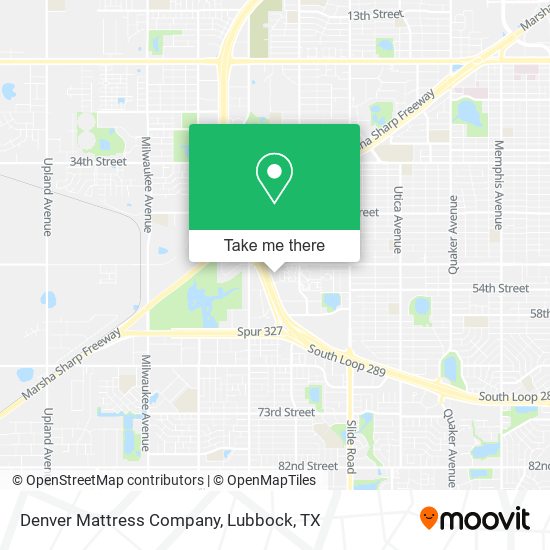Denver Mattress Company map