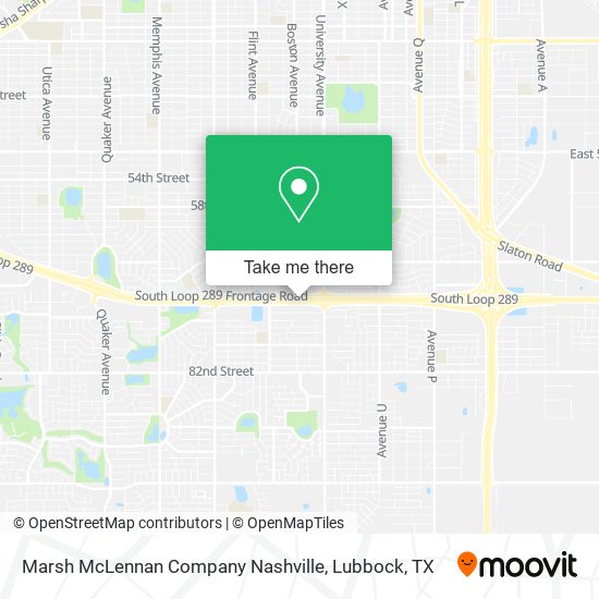 Marsh McLennan Company Nashville map