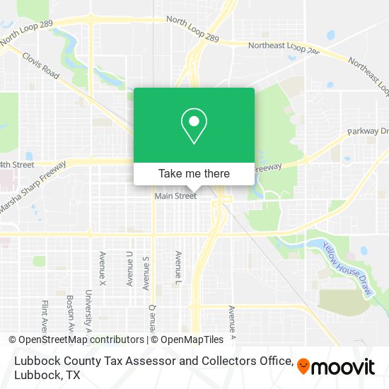 Lubbock County Tax Assessor and Collectors Office map