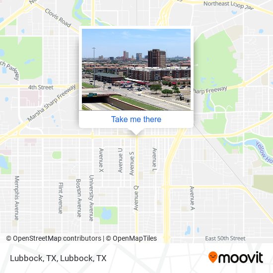 Lubbock, TX map