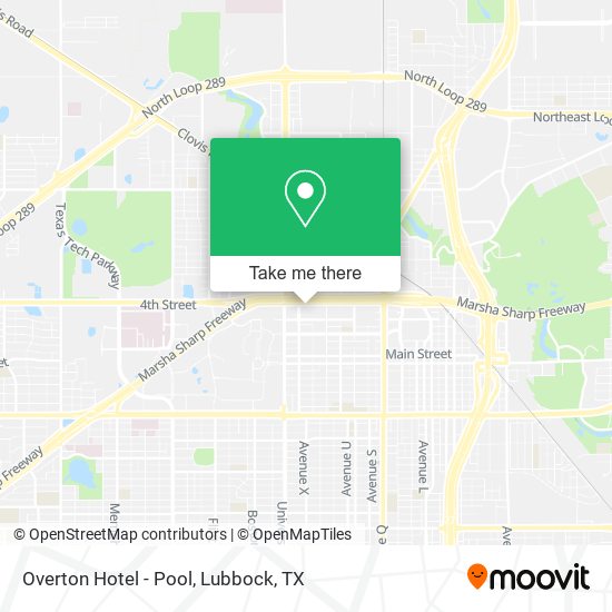 Overton Hotel - Pool map