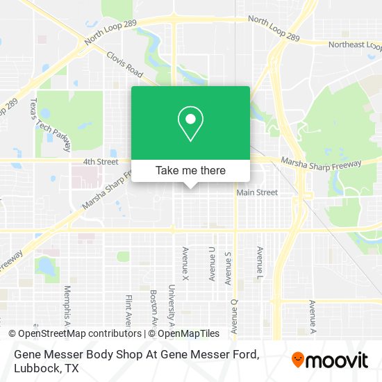Gene Messer Body Shop At Gene Messer Ford map