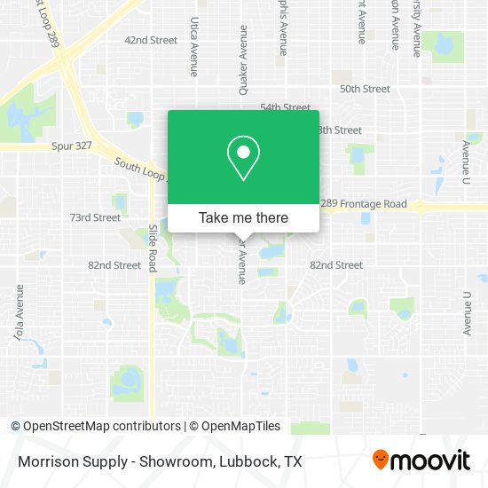 Morrison Supply - Showroom map