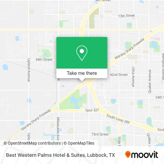 Best Western Palms Hotel & Suites map