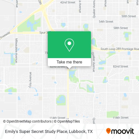 Emily's Super Secret Study Place map