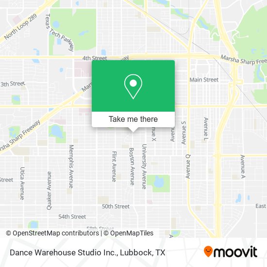 Dance Warehouse Studio Inc. map