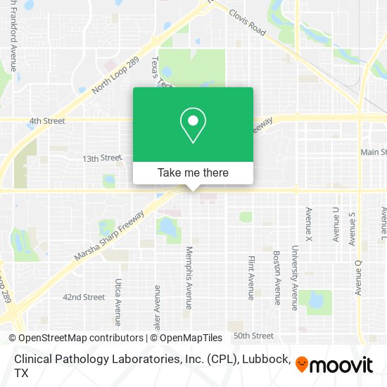 Clinical Pathology Laboratories, Inc.  (CPL) map