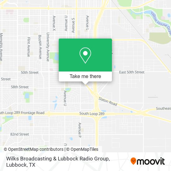 Mapa de Wilks Broadcasting & Lubbock Radio Group