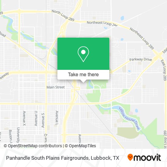 Panhandle South Plains Fairgrounds map
