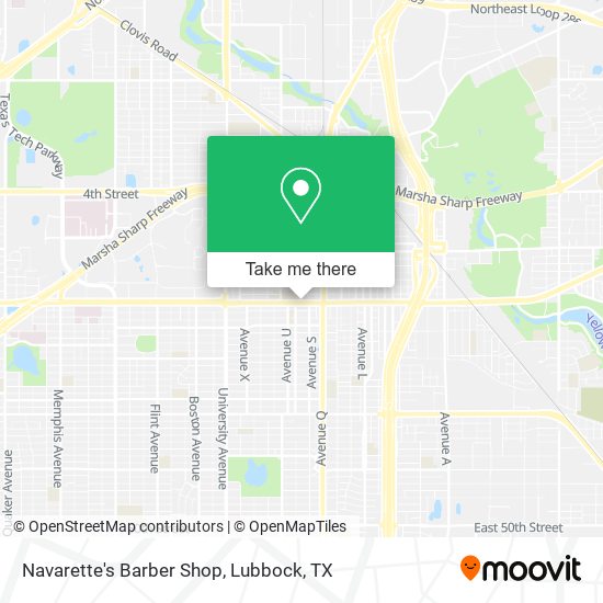 Navarette's Barber Shop map