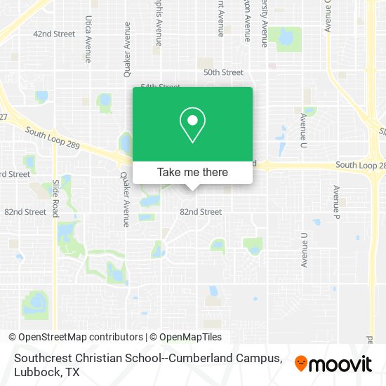 Southcrest Christian School--Cumberland Campus map