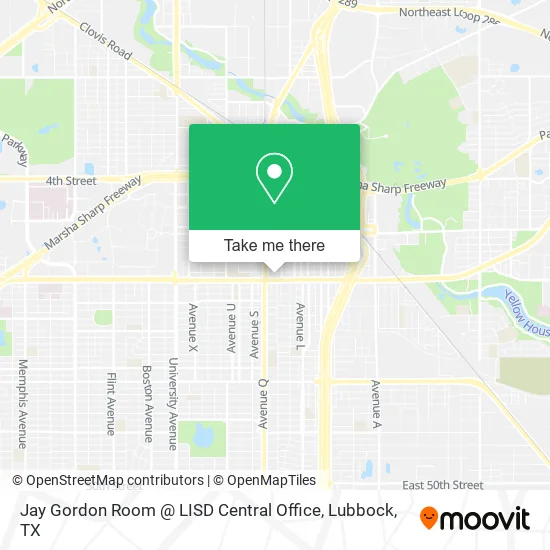 Mapa de Jay Gordon Room @ LISD Central Office