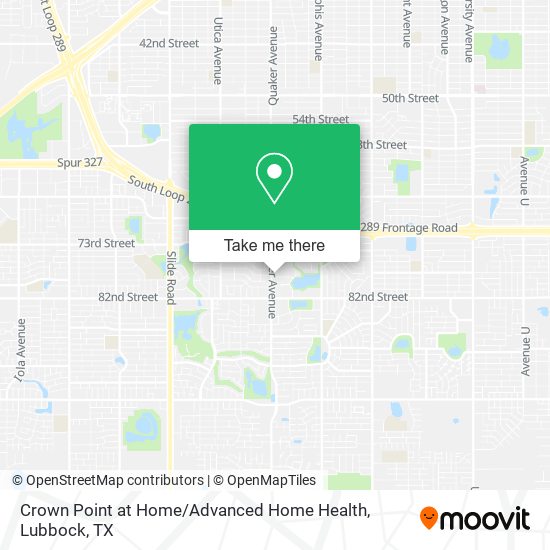 Crown Point at Home / Advanced Home Health map