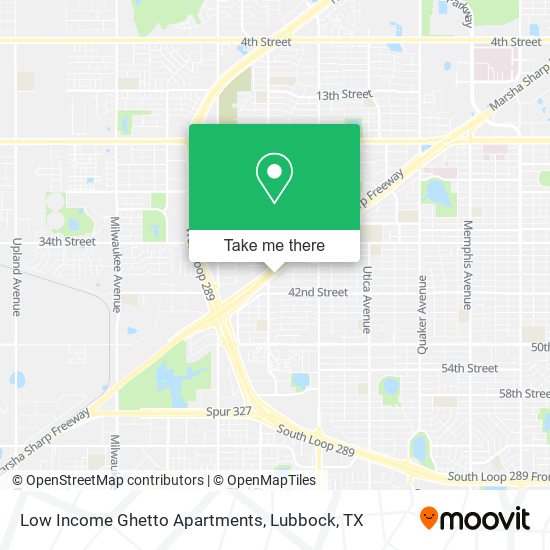Low Income Ghetto Apartments map