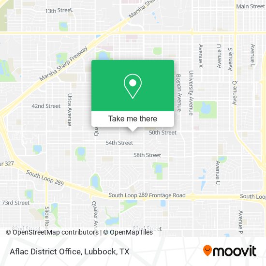 Aflac District Office map