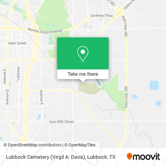 Lubbock Cemetery (Virgil A. Davis) map