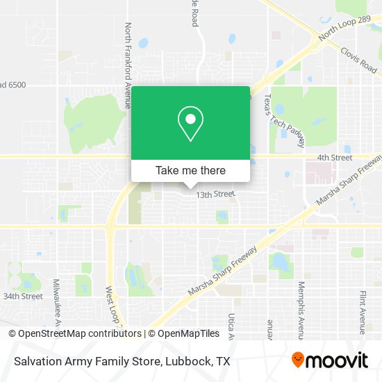 Mapa de Salvation Army Family Store