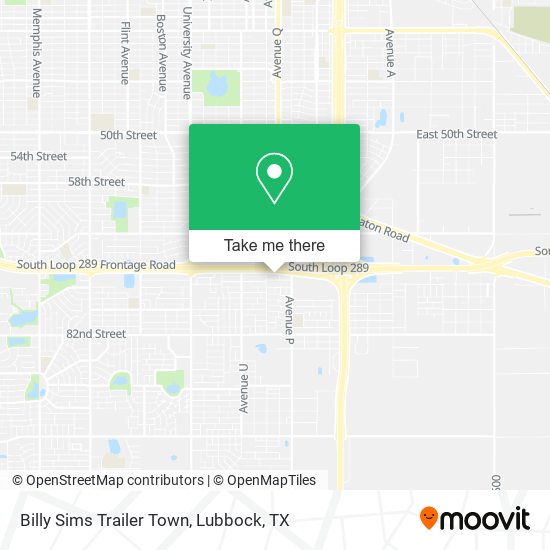 Billy Sims Trailer Town map