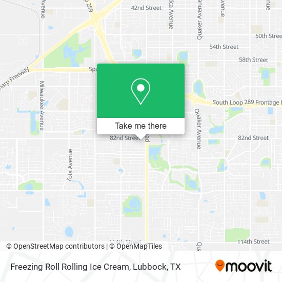 Freezing Roll Rolling Ice Cream map