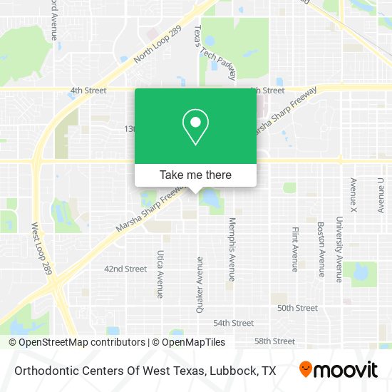 Orthodontic Centers Of West Texas map