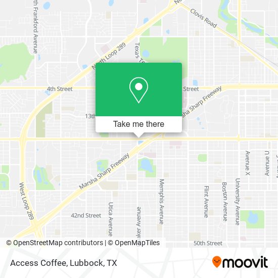 Access Coffee map