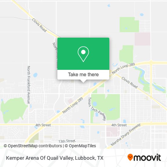 Kemper Arena Of Quail Valley map