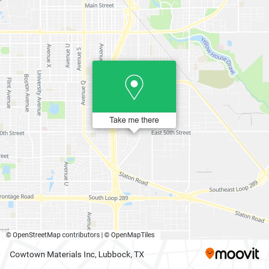 Cowtown Materials Inc map