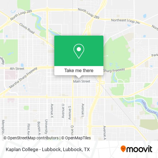 Kaplan College - Lubbock map