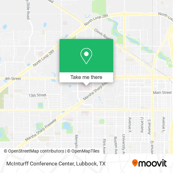 Mapa de McInturff Conference Center