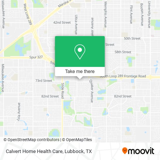 Calvert Home Health Care map
