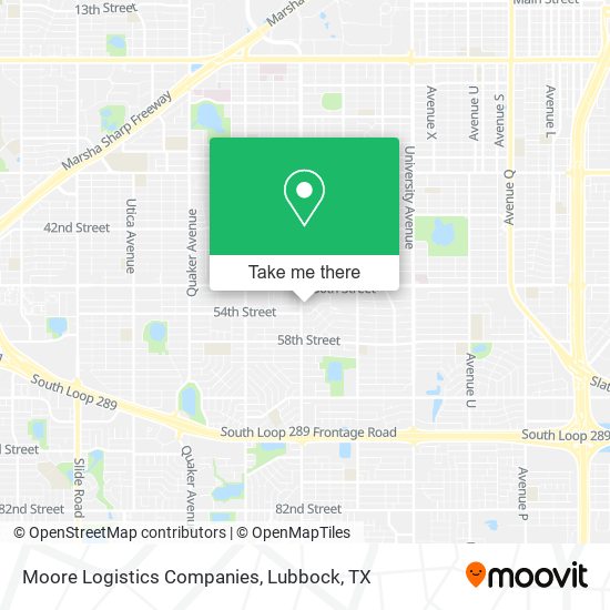 Moore Logistics Companies map